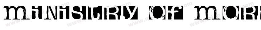 Ministry of Moron字体转换